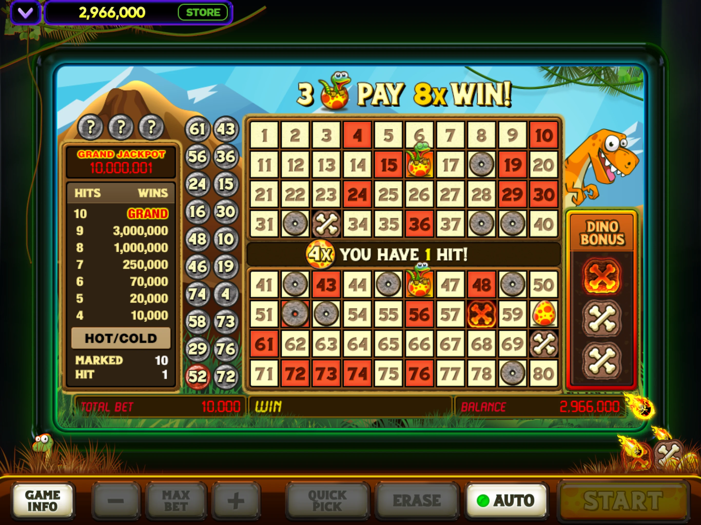 Vegas Keno screenshot